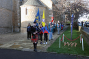 Robert Miller pipes the Colour Party