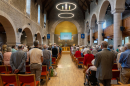 A busy Sanctuary for morning worship