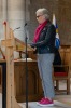 Ruth Laidlaw reads the lesson from the Bible