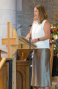 Bible lesson is read by Matilda Lomas