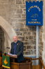 Rev Fergus Cook delivers his sermon
